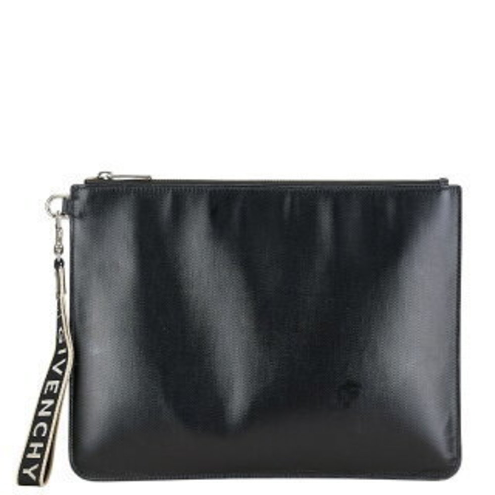 Givenchy Clutch Bag Shoulder Bag Black Leather
